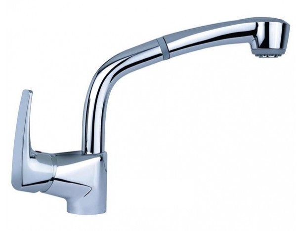 Смеситель для кухни с выдвижной лейкой Teka MB2 HP однорычажный хром 40931802