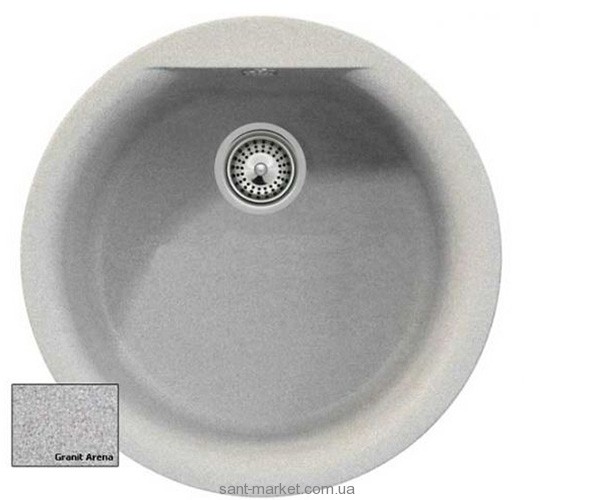 Мийка для кухні кругла TEKA RUNDBECKEN TG врізна граніт сірий агат 87346