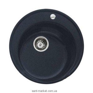 Мойка для кухни круглая TEKA CENTROVAL 45 TG врезная  гранит  темно-синий металлик 87360