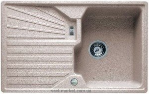 Мойка для кухни прямоугольная TEKA CASCAD 45B TG оборачиваемое крыло  врезная  гранит  алебастр 40143107
