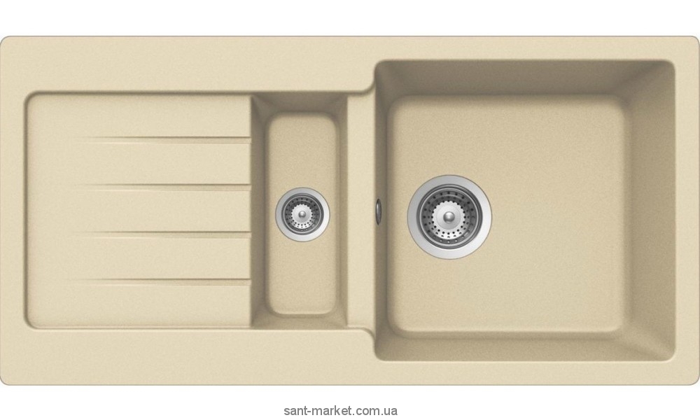 Мойка для кухни прямоугольная TEKA KEA 60 B-TG  1.5 чаши  оборачиваемое крыло  врезная  гранит  топаз 88840