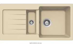 Мойка для кухни прямоугольная TEKA KEA 60 B-TG  1.5 чаши  оборачиваемое крыло  врезная  гранит  топаз 88840