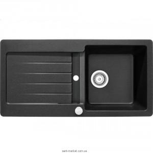 Мийка для кухні прямокутна TEKA KEA 45 B-TG обертається крило врізна граніт антрацит 88791