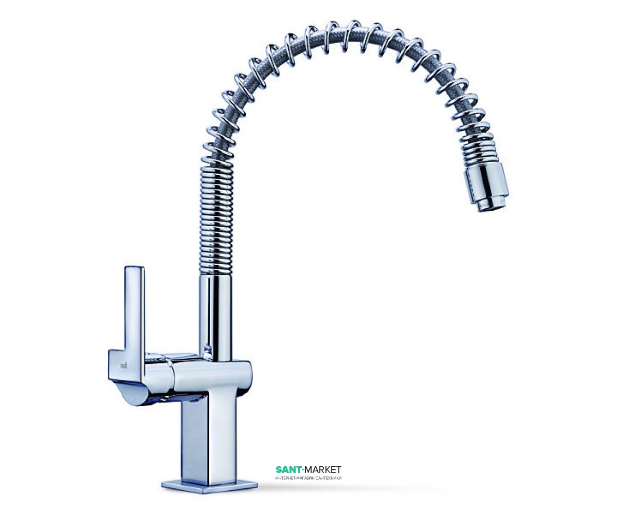 Смеситель для кухни Teka Cuadro Spring однорычажный на гибкой пружине 38931402