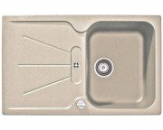 Мойка для кухни прямоугольная TEKA CASCAD 45B TG оборачиваемое крыло  врезная  гранит  песок 40144404