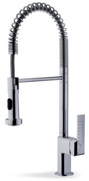 Смеситель для кухни c выдвижной лейкой Teka Expression Pro однорычажный хай-тек 389992710