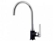 Смеситель для кухни Teka Inca H (IN 995) однорычажный хром-черный металлик 53995120Q