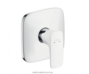 Смеситель для душа встраиваемый Hansgrohe коллекция PuraVida белый/хром 15665400