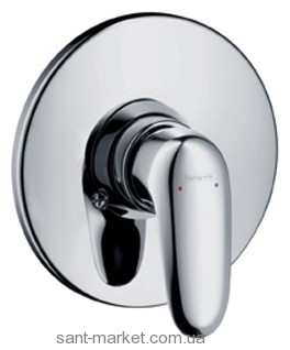 Змішувач для душа вбудовується Hansgrohe колекція Metris E хром 31671000