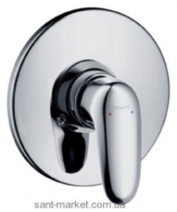 Смеситель для душа встраиваемый Hansgrohe коллекция Metris E хром 31671000