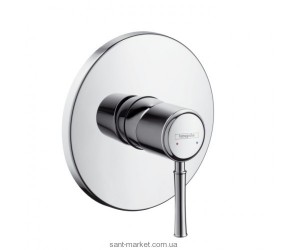 Смеситель для душа встраиваемый Hansgrohe коллекция Talis Classic никель 14165820