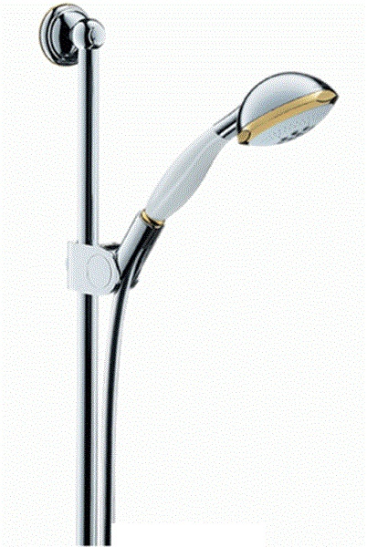 Душовий гарнітур зі штангою Hansgrohe колекція Axor Carlton хром / золото 27947090