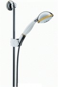 Душевой гарнитур со штангой Hansgrohe коллекция Axor Carlton хром/золото 27947090
