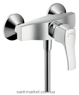 Смеситель для душа настенный однорычажный Hansgrohe коллекция Metris Classic хром 31672820