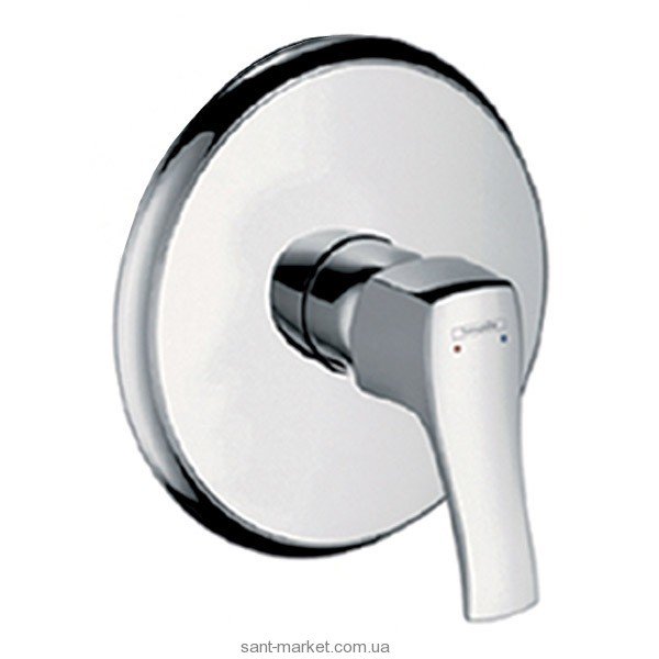 Смеситель для душа встраиваемый Hansgrohe коллекция Metris Classic никель 31676820