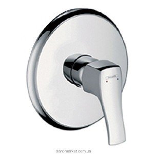 Смеситель для душа встраиваемый Hansgrohe коллекция Metris Classic никель 31676820