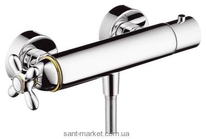 Змішувач для душу настінний з термостатом Hansgrohe Axor Carlton хром / золото 17261090