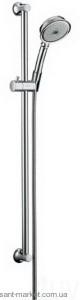 Душевой гарнитур со штангой Hansgrohe коллекция Croma Classic 100 Multi/Unica никель 27769820