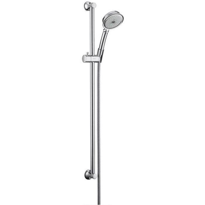 Душевой гарнитур со штангой Hansgrohe коллекция Croma Classic 100 Multi/Unica никель 27768820