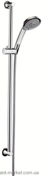 Душевой гарнитур со штангой Hansgrohe коллекция Raindance Classic 100 AIR никель 27843820