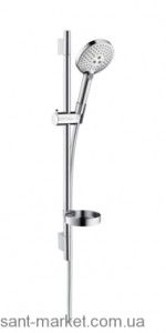 Душевой гарнитур со штангой Hansgrohe коллекция Raindance Select S Unica хром 26631000