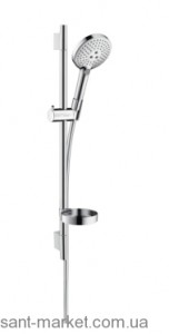 Душовий гарнітур зі штангою Hansgrohe колекція Raindance Select S з мильницею хром 26630000