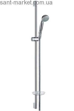 Душевой гарнитур со штангой Hansgrohe коллекция Crometta 100 Vario с мыльницей хром 27739000