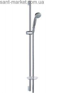 Душовий гарнітур зі штангою Hansgrohe колекція Crometta 100 Vario з мильницею хром 27739000