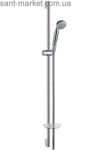 Душевой гарнитур со штангой Hansgrohe коллекция Crometta 100 Vario с мыльницей хром 27739000