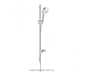 Душевой гарнитур со штангой Hansgrohe коллекция Raindance Select E с мыльницей хром 26621000