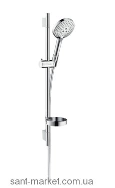 Душовий гарнітур зі штангою Hansgrohe колекція Raindance Select S EcoSmart хром 26632000