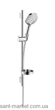 Душевой гарнитур со штангой Hansgrohe коллекция Raindance Select S Unica хром 26631000