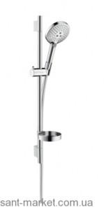 Душевой гарнитур со штангой Hansgrohe коллекция Raindance Select S с мыльницей хром 26630000