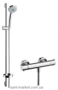 Hansgrohe Croma 100 Multi Ecostat S Combi душевой гарнитур 27053000