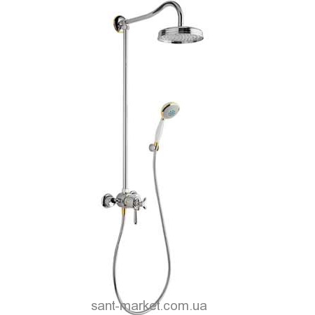 Hansgrohe Axor Carlton Душова система 240мм Showerpipe з термостатом хром / золото 17670090