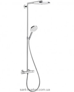 Hansgrohe Raindance Select S 300 2jet Showerpipe Душова система хром / білий 27133400