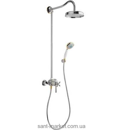 Hansgrohe Axor Carlton Душевая система 240мм Showerpipe с термостатом  хром/золото 17670090