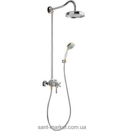 Hansgrohe Axor Carlton Душевая система 240мм Showerpipe с термостатом  хром/золото 17670090
