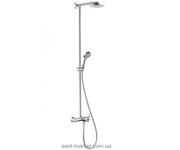 Hansgrohe RAINDANCE Showerpipe Душевая система 180  с однорычажным cмесителем EcoSmart 27103000