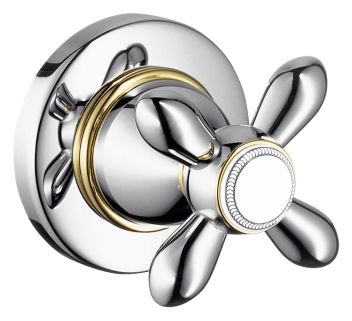 Hansgrohe Axor Carlton Запірний вентиль з хрестовим руків'ям 17965090