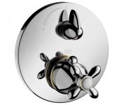 Смеситель с термостатом скрытый (встраиваемый) Hansgrohe коллекция Axor Carlton хром/золото 17705090