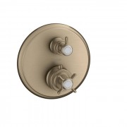 Змішувач з термостатом прихований (вбудований) Hansgrohe колекція Axor Montreux нікель 16820820