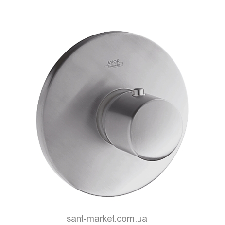 Смеситель для душа встраиваемый с термостатом Hansgrohe Axor Steel нержавеющая сталь 35710800