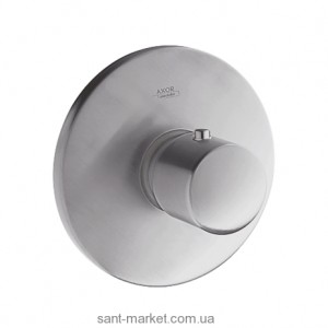 Смеситель для душа встраиваемый с термостатом Hansgrohe Axor Steel нержавеющая сталь 35710800