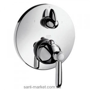 Смеситель с термостатом скрытый (встраиваемый) Hansgrohe коллекция Axor Carlton хром/золото 17720090