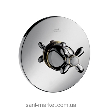 Змішувач для душа вбудований із термостатом Hansgrohe коллекци Axor Carlton хром / золото 17716090