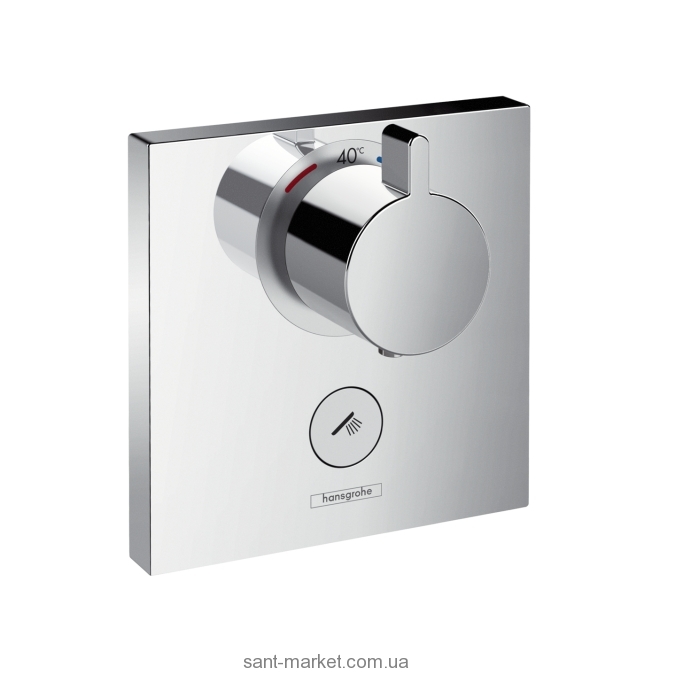 Смеситель для душа встраиваемый с термостатом Hansgrohe коллекция Shower Select хром 15761000