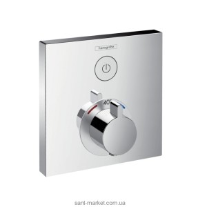 Змішувач для душа вбудований із термостатом Hansgrohe колекція Shower Select хром 15762000