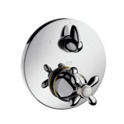 Смеситель с термостатом скрытый (встраиваемый) Hansgrohe коллекция Axor Carlton хром/золото 17725090