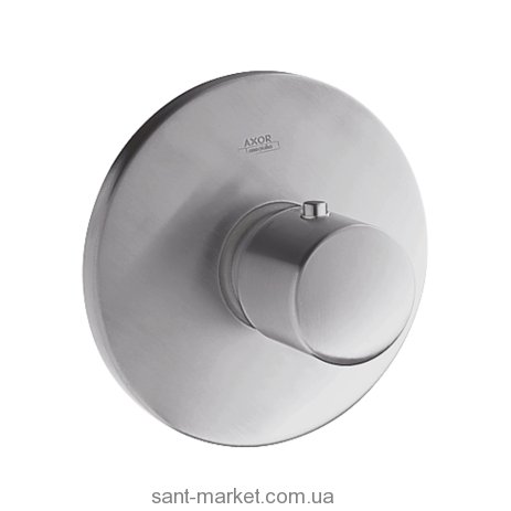 Смеситель для душа встраиваемый с термостатом Hansgrohe Axor Steel нержавеющая сталь 35710800